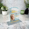50 Years Service 50th Anniversary Star Photo Details Gift Employee Custom Plaque