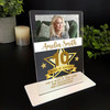 10 Years Service 10th Gold Anniversary Job Star Photo Gift Employee Gift Plaque