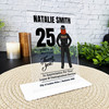 25 Years Service 25th Anniversary Ginger Hair Her Police Gift Employee Plaque