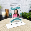 Apprentice Thank You Job Blue Photo Gift Employee Personalised Gift Plaque