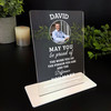 Work Appreciation Photo White Font Gift Employee Custom Personalised Gift Plaque