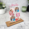 13th Birthday Gift For Girl Ballerina Pink Photo Custom Personalised Gift Plaque