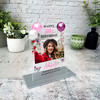 30th Birthday Gift Floral Balloons Photo Custom Personalised Gift Acrylic Plaque 30th Birthday Gift Floral Balloons Photo Custom Personalised Gift Acrylic Plaque