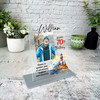 70th Birthday Gift Watercolour Lighthouse Photo Personalised Gift Acrylic Plaque