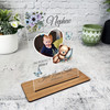 Nephew Sleeping Angel Heart Photo Memorial Gift Personalised Gift Acrylic Plaque