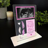 Baby Girl Memorial Feather Pregnancy Loss Miscarriage Photo Keepsake Gift Plaque