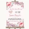 Blush Rose Gold & Lilac Puzzle Piece Guest Book Personalised Wedding Sign