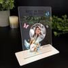 Daughter Angel Butterflies Photo Memorial Keepsake Gift Personalised Gift Plaque