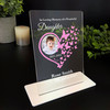 Daughter Heart Butterflies Photo Memorial Keepsake Gift Personalised Gift Plaque