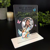 Great Granddaughter Angel Butterflies Photo Memorial Keepsake Gift Custom Plaque