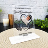 Great Granddaughter Heart Wings Photo Memorial Keepsake Gift Personalised Plaque