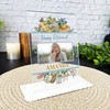 Happy Retirement Gift Garden Items Blue Photo Personalised Gift Acrylic Plaque
