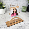Nanny Thank You Job Gold Photo Gift Employee Or Client Personalised Gift Plaque