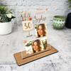 30th Birthday Gift For Female Peach Cake Photo Personalised Gift Acrylic Plaque