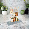 30th Birthday Gift For Female Peach Cake Photo Personalised Gift Acrylic Plaque