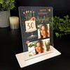 30th Birthday Gift For Female Peach Cake Photo Personalised Gift Acrylic Plaque