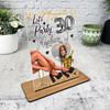 30th Birthday Gift Legs Champagne Photo Custom Personalised Gift Acrylic Plaque