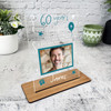 60th Birthday Gift Male Info Time Photo Custom Personalised Gift Acrylic Plaque