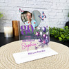 80th Birthday Gift For Her Purple Balloons Heart Photo Personalised Gift Plaque 80th Birthday Gift For Her Purple Balloons Heart Photo Personalised Gift Plaque