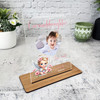 Granddaughter Baby Angel Heart Photo Memorial Keepsake Gift Personalised Plaque