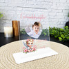 Granddaughter Baby Angel Heart Photo Memorial Keepsake Gift Personalised Plaque