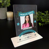 Nursery Worker Thank You Job Blue Photo Gift Employee Personalised Gift Plaque