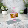 Bat Mitzvah Gift Pink Girl Photo Custom Personalised Gift Acrylic Plaque