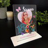 18th Birthday Gift For Female Music Notes Heart Photo Personalised Gift Plaque