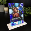 40th Birthday Gift Blue Balloons Photo Custom Personalised Gift Acrylic Plaque