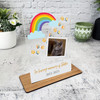 Loving Memory Rainbow Memorial Pet Animal Loss Keepsake Gift Photo Gift Plaque