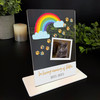 Loving Memory Rainbow Memorial Pet Animal Loss Keepsake Gift Photo Gift Plaque