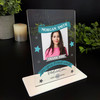 Store Manager Thank You Job Blue Photo Gift Employee Personalised Gift Plaque