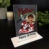 13th Birthday Gift Red White Sneakers Custom Personalised Gift Acrylic Plaque