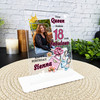 18th Birthday Gift Fashion Accessories Photo Personalised Gift Acrylic Plaque
