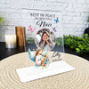 Niece Angel Butterflies Photo Memorial Keepsake Gift Personalised Gift Plaque