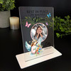 Niece Angel Butterflies Photo Memorial Keepsake Gift Personalised Gift Plaque