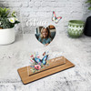 Niece Butterflies Heart Photo Memorial Keepsake Gift Personalised Gift Plaque