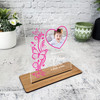 Niece Pink Butterflies Heart Photo Memorial Keepsake Gift Personalised Plaque Niece Pink Butterflies Heart Photo Memorial Keepsake Gift Personalised Plaque