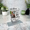 16th Birthday Gift Music Notes Photo Custom Personalised Gift Acrylic Plaque