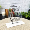 16th Birthday Gift Music Notes Photo Custom Personalised Gift Acrylic Plaque