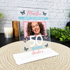 50th Birthday Gift For Her Birthday Butterfly Photo Personalised Gift Plaque