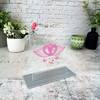 Sister Pink Heart Baby Feet Wings Memorial Keepsake Gift Personalised Plaque
