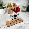 Dog Memorial Keepsake Gift Bone Wings Photo Personalised Gift Acrylic Plaque
