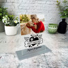 Dog Memorial Keepsake Gift Bone Wings Photo Personalised Gift Acrylic Plaque