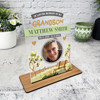 Grandson Memorial Keepsake Gift Bench Photo Personalised Gift Acrylic Plaque