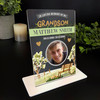 Grandson Memorial Keepsake Gift Bench Photo Personalised Gift Acrylic Plaque