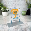 Worlds Best Employee Trophy Work Job Gift Employee Personalised Gift Plaque
