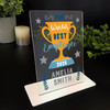 Worlds Best Employee Trophy Work Job Gift Employee Personalised Gift Plaque