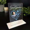 Great Grandson Heart Butterflies Photo Memorial Keepsake Gift Custom Plaque