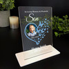 Son Heart Butterflies Photo Memorial Keepsake Gift Personalised Gift Plaque